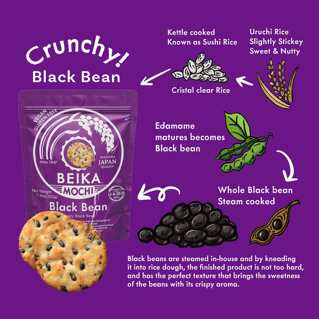 Beika Black Bean 7.8oz (222g) – Beika Mochi