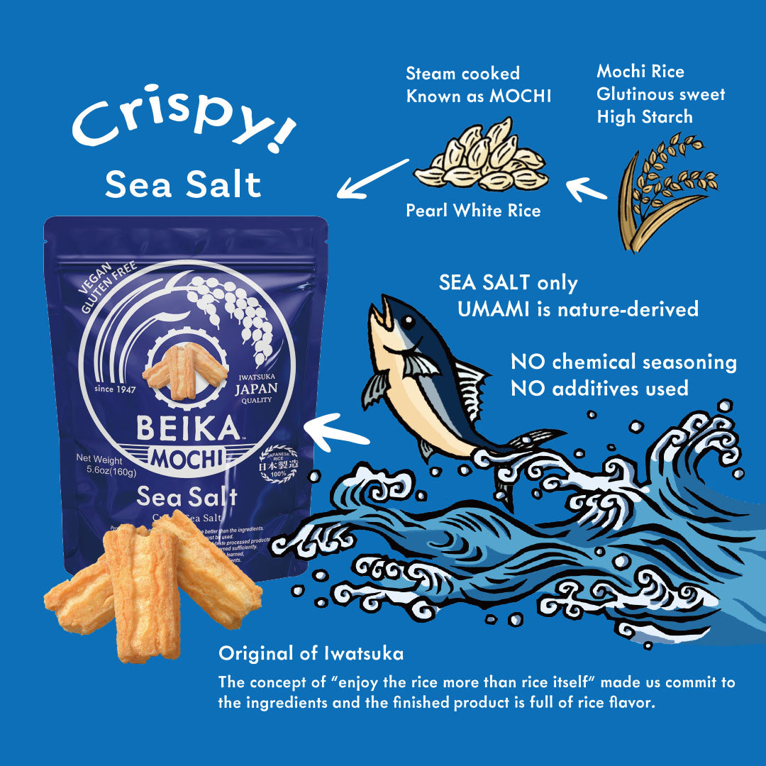 Beika Sea Salt 5.6oz (160g) – Beika Mochi
